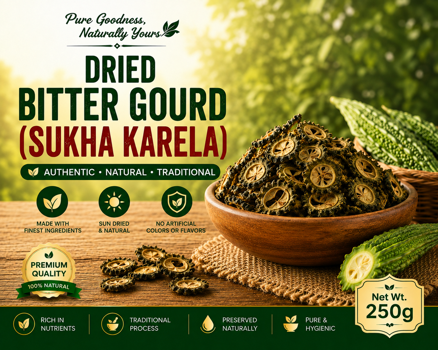 Dried Bitter Gourd